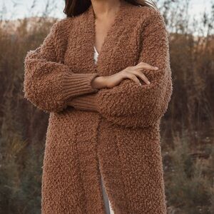 Christy Dawn Frankie Cardigan in Clay Knit | One Size